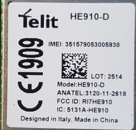 Telit HE910-D 3G GSM Modul